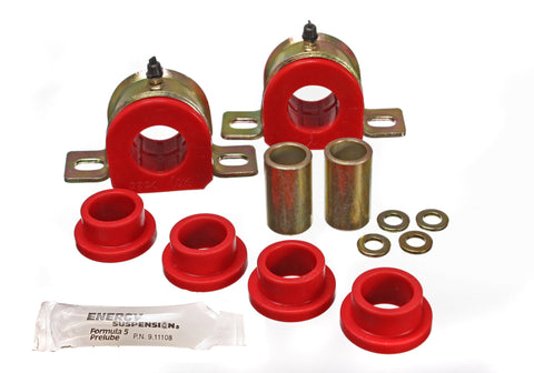 Energy Suspension 73-80 GM K5 Blazer / 73-80 K10/K20/K30 Red Complete Front Sway Bar Bushing Set - 3.5180R