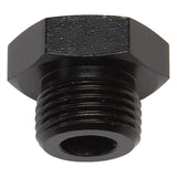 Russell Performance -8 AN Straight Thread Plug (Black) - 660283