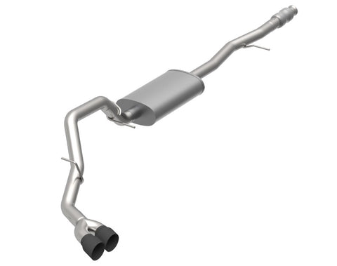 Kooks 2019+ GM 1500 Series Truck 5.3L CC w/ Short Box OEM x 3in SS Catback Exhaust w/ Black Tips - 28624110