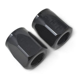 Russell Performance 2-Piece -8 AN Full Flow Swivel Hose End Sockets (Qty 2) - Polished and Black - 615533