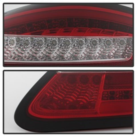 Spyder Porsche 987 Cayman 06-08 / Boxster 05-08 LED Tail Lights - Red Clear ALT-YD-P98705-LED-RC - 5083173