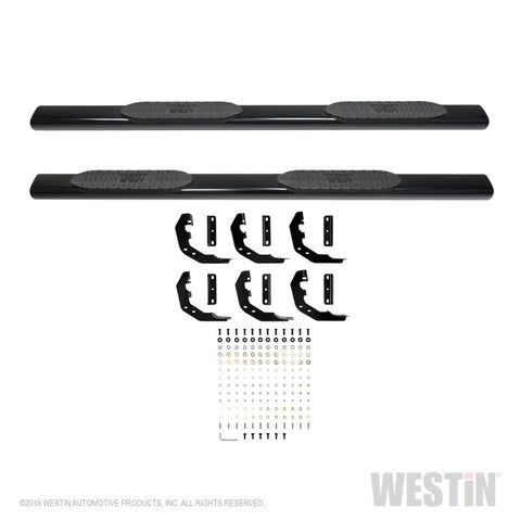 Westin 19-21 Ram 1500 Crew Cab PRO TRAXX 6 Oval Nerf Step Bars - Black - 21-64085