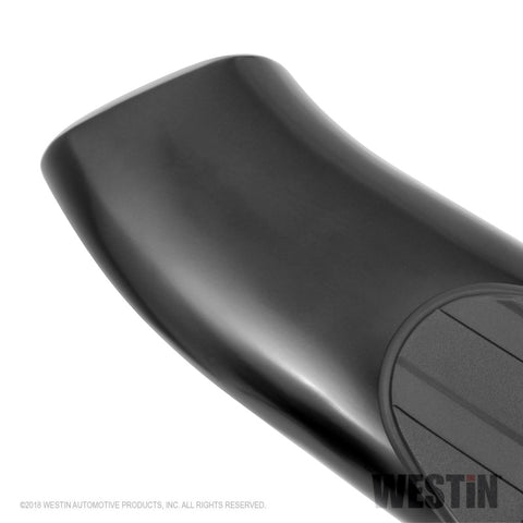 Westin 19-20 Chevrolet Silverado/GMC Sierra 1500 Double Cab PRO TRAXX 5 Oval Nerf Step Bars - Black - 21-54125