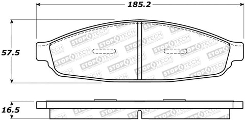 StopTech Street Brake Pads - 308.09530