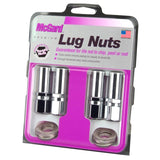 McGard Hex Lug Nut (Drag Racing X-Long Shank) 7/16-20 / 13/16 Hex / 2.475in. Length (4-Pk) - Chrome - 63001