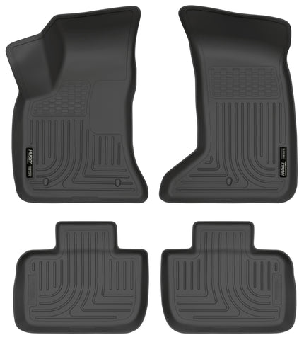 Husky Liners 11-12 Dodge Charger/Chrysler 300 (AWD Only) WeatherBeater Combo Black Floor Liners - 98081