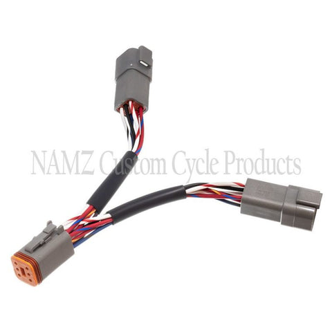 NAMZ 11-20 V-Twin Softail Plug-N-Play Power Port Y-Adapter (For CAN/Bus Models) - NOBD-PYH-CB