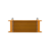 Mishimoto Universal 16-Row Oil Cooler Gold - MMOC-16GD