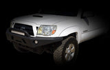 DV8 Offroad 05-15 Toyota Tacoma Front Bumper Winch Ready - Black Powdercoat - FBTT1-01