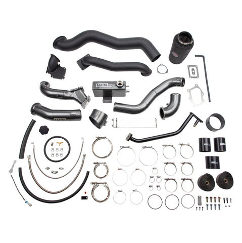 Wehrli 01-04 Chevrolet 6.6L LB7 Duramax S400 Twin Turbo Kit (No Turbo) - Gloss Black - WCF100570-GB