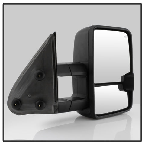 xTune Chevy Silverado 03-06 G2 Heated Smoke LED Signal Telescoping Mirrors MIR-CS03S-G2-PWH-SM-SET - 9936715