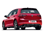 Akrapovic 13-17 Volkswagen Golf GTI (VII) Slip-On Line (Titanium) w/ Carbon Tips - MTP-VW/T/1H