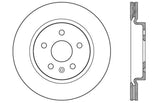 StopTech Sport Cross Drilled Brake Rotor - Front Left - 128.62127R