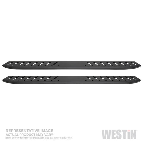 Westin 2019 Chevrolet Silverado/Sierra 1500 Crew Cab Thrasher Running Boards - Textured Black - 28-81265