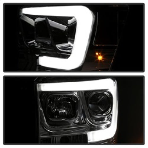 Spyder Dodge Ram 1500 06-08 V2 Projector Headlights - Light Bar DRL - Chrome (PRO-YD-DR06V2-LB-C) - 5085290