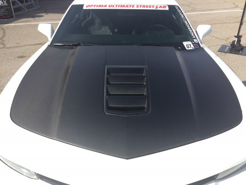 Anderson Composites 14-15 Chevrolet Camaro SS / 1LE / Z28 Type-Z28 Dry Carbon Hood - AC-HD14CHCAM-Z28-DRY