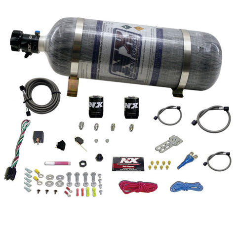 Nitrous Express All Dodge EFI Single Nozzle Nitrous Kit w/Composite Bottle - 20921-12