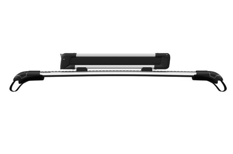 Thule SnowPack M Ski/Snowboard Rack (Up to 4 Pair Skis/2 Snowboards) - Black/Silver - 732401