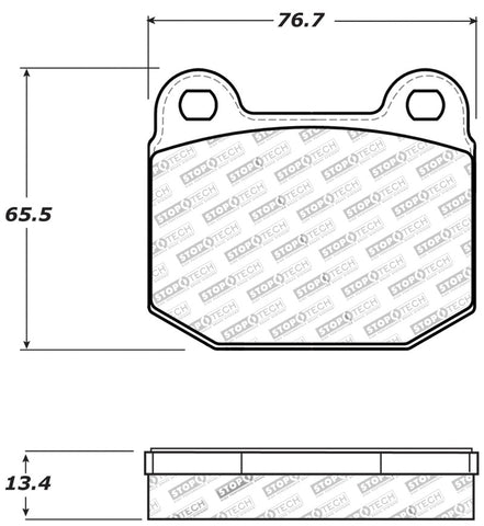 StopTech Performance 05-06 Lotus Exige Front Brake Pads - 309.01090