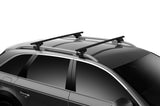 Thule SquareBar 108 Load Bars for Evo Roof Rack System (2 Pack / 43in.) - Black - 712100