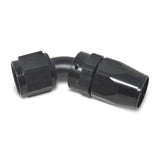 Russell Performance -16 AN Black 45 Degree Full Flow Hose End - 610135