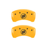 MGP 4 Caliper Covers Engraved Front Buick Rear Yellow Finish Black Char 2015 Buick Regal - 49012SBSHYL