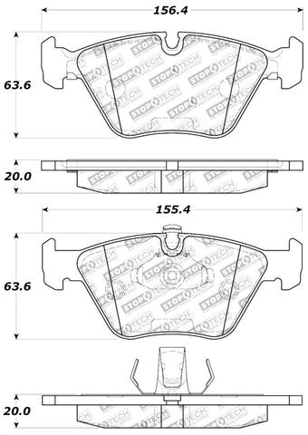 StopTech Performance Brake Pads - 309.07250