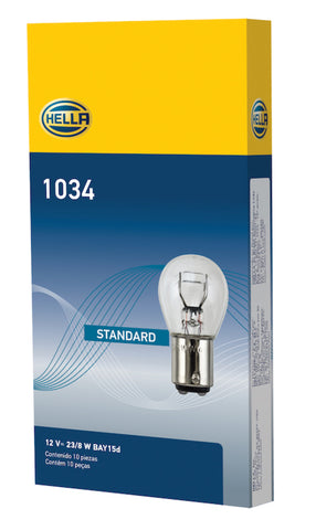 Hella Bulb 1034 12V 23/8W BAY15D S8 - 1034