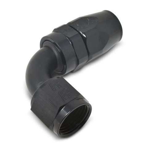 Russell Performance -16 AN Black 90 Degree Full Flow Hose End - 610205