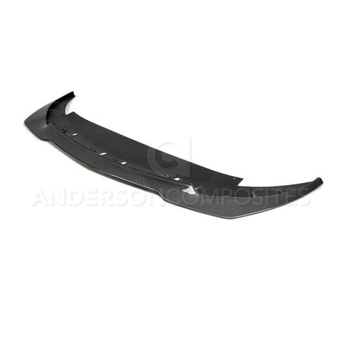 Anderson Composites 2015-2018 Ford Mustang Shelby GT350R Carbon Fiber Front Splitter (1 PC) - AC-FL15MU350R