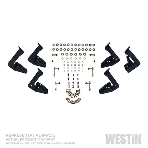 Westin 99-16 Ford F-250/350/450/550 Super Cab HDX Stainless Drop Nerf Step Bars - Tex. Blk - 56-113152