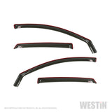 Westin 2018-2019 Honda Accord Sedan Wade In-Channel Wind Deflector 4pc - Smoke - 72-44491