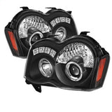 Spyder Jeep Grand Cherokee 08-10 Projector Headlights LED Halo LED Blk Low 9006 PRO-YD-JGC08-HL-BK - 5070166