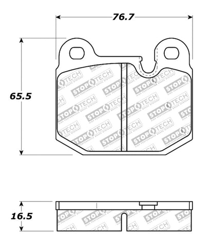 StopTech Street Touring Brake Pads - 308.01740