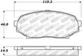 StopTech Performance 90-93 Mazda Miata Front Brake Pads D525 - 309.05250