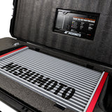 Mishimoto Universal Carbon Fiber Intercooler - Gloss Tanks - 600mm Silver Core - S-Flow - P V-Band - MMINT-UCF-G6S-S-P