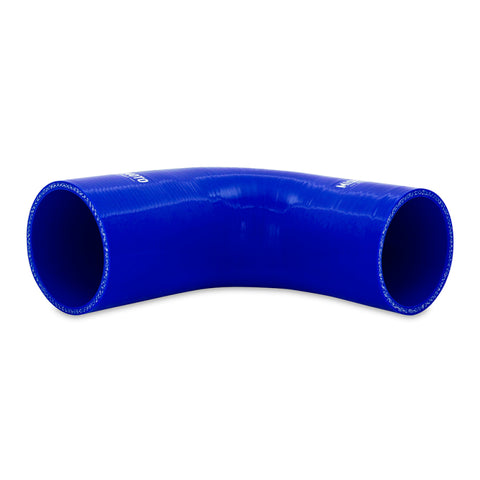 Mishimoto Silicone Reducer Coupler 90 Degree 2in to 2.5in - Blue - MMCP-R90-2025BL