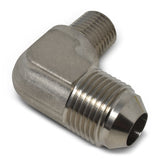 Russell Performance -6 AN to 1/4in NPT 90 Degree Flare to Pipe Adapter (Endura) - 660821