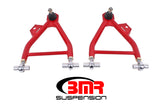 BMR 94-04 Mustang Lower A-Arms (Coilover Only) w/ Adj. Rod End and STD. Ball Joint - Red - AA042R