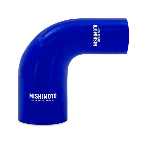 Mishimoto Silicone Reducer Coupler 90 Degree 2in to 3in - Blue - MMCP-R90-2030BL