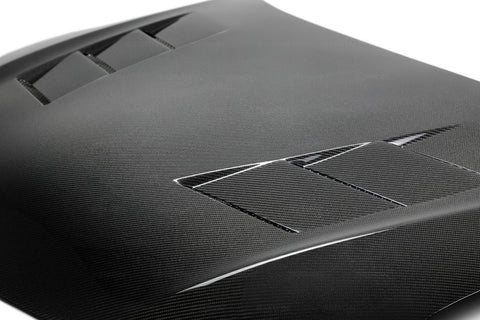 Seibon 2014 Scion TC OEM Carbon Fiber Hood - TS Style - HD14SCNTC-TS