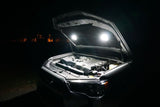 KC HiLiTES Cyclone 2in. LED Universal Under Hood Lighting Kit (Incl. 2 Cyclone Lights/Switch/Wiring) - 355