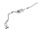 Borla 14 Silv/Sierra 1500 EC Std/CC Short 143.5in WB S-Type Dual Rolled Side Exit Cat-Back Exhaust - 140576