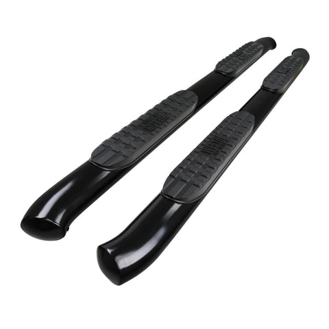 Westin 19-20 Chevrolet/GMC Silverado/Sierra 1500 Double Cab PRO TRAXX 4 Oval Nerf Step Bars - Black - 21-24125