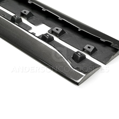 Anderson Composites 15-16 Ford Mustang Type-AR Rocker Panel Splitter - AC-SS15FDMU-AR