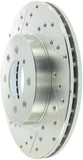 StopTech Select Sport 90-01 Acura Integra (exc. Type R) Slotted and Drilled Right Front Rotor - 227.40021R