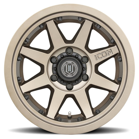 ICON Rebound Pro 17x8.5 6x5.5 0mm Offset 4.75in BS 106.1mm Bore Bronze Wheel - 21817858347BR