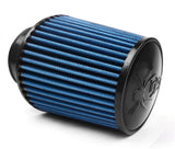 Injen SuperNano Web Dry Air Filter - 3.00 Filter 5 Base / 5 Tall / 4 Top - 45 Pleat - X-1017-BB