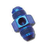 Russell Performance -6 AN Fuel Union Pressure Adapter (Blue) - 670000