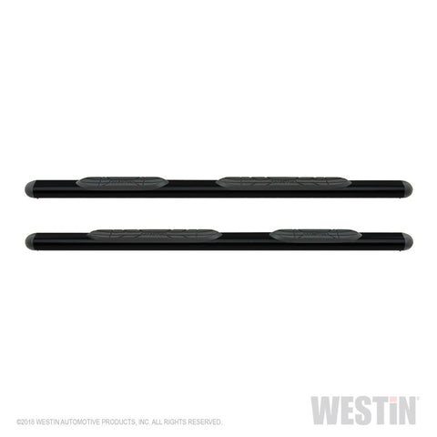 Westin Premier 4 Oval Nerf Step Bars - 85 in - Black - 22-5035